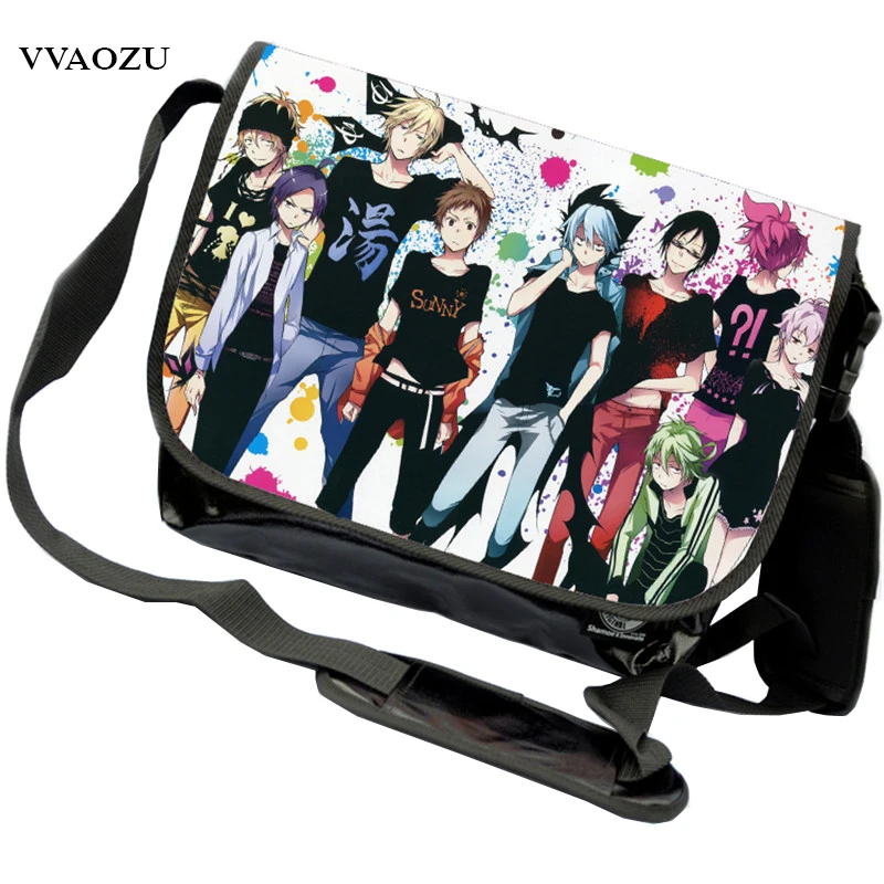 

New Anime Servamp Harajuku Men Shoulder Crossbody Bag Women's Men's Canvas Messenger Bag Leisure Campus Bookbag for Laptop