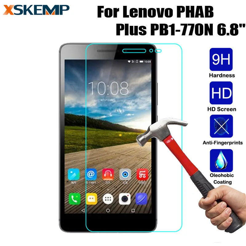 9 H Закаленное стекло протектор экрана для lenovo PHAB Plus PB1-770N 6 8 &quotдюймов без