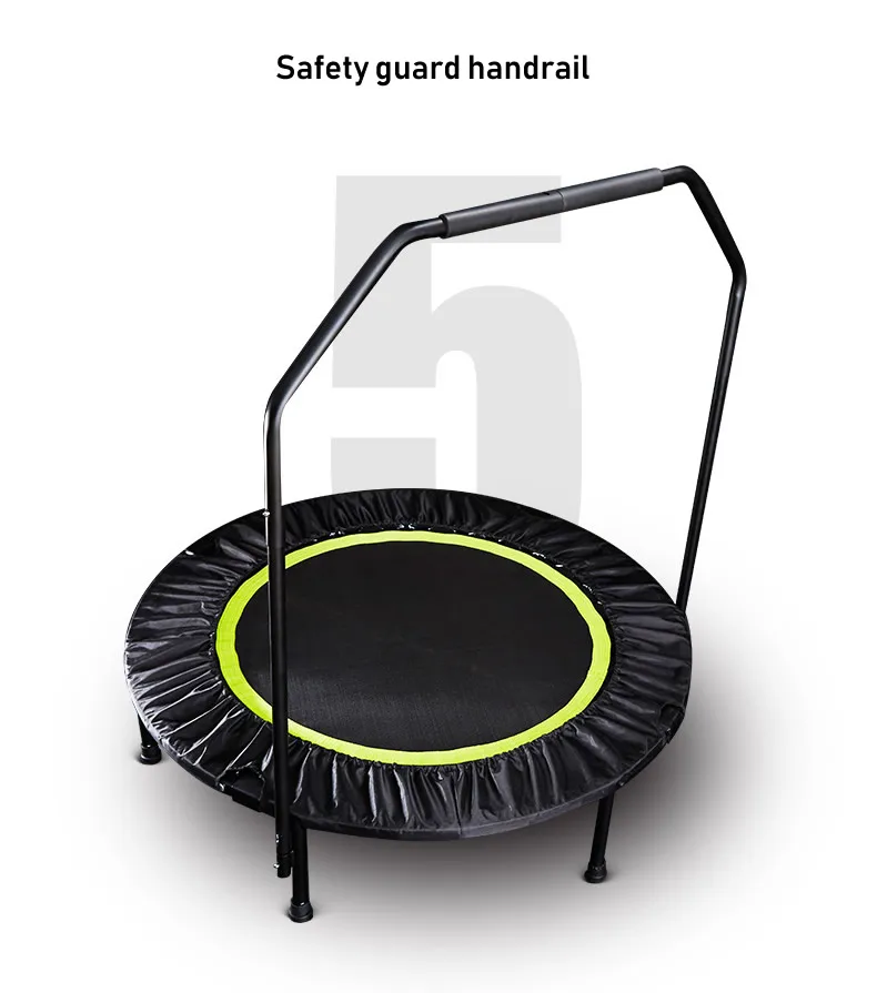 40ich Складной батут Rebounder для взрослых Тренажерный Зал Кардио Прыжок Тренировки стабильность тренировки фитнес Домашние развлечения