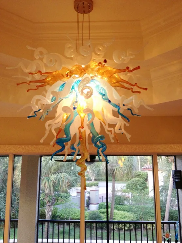

Free Shipping 110/220v AC Led Light Cheap Design Modern Art Glass Chandelier