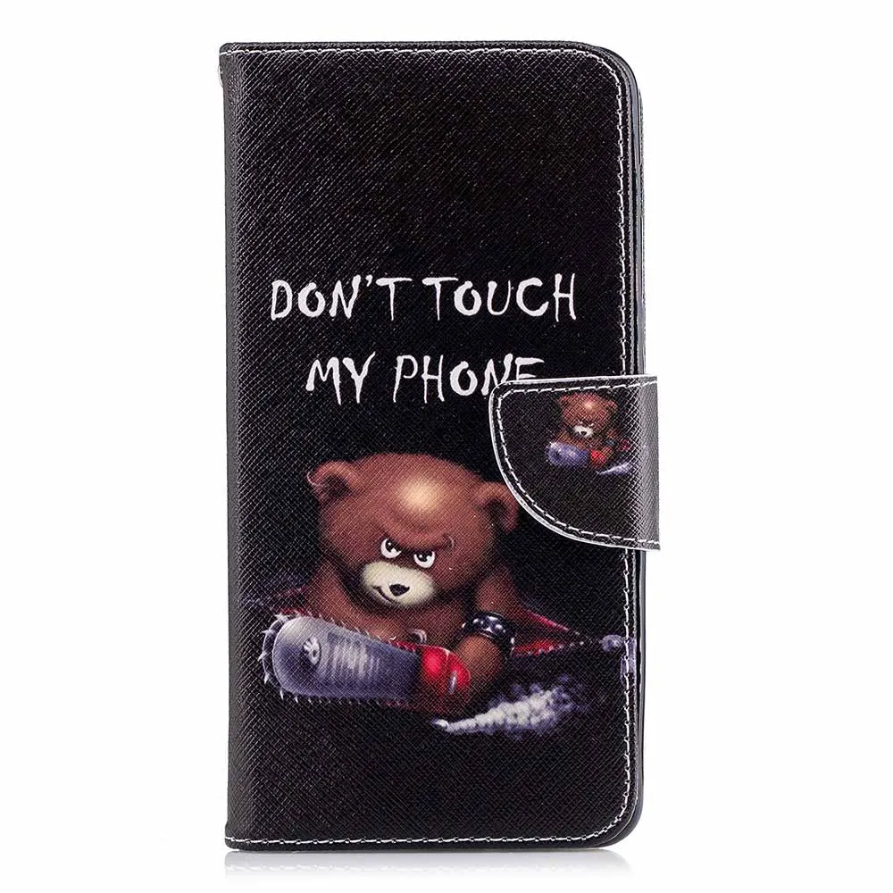 Bear Чехол-кошелек с подставкой для huawei Honor 7 S, DUA-LX2, книжка с откидной крышкой, стильные сумочки-Чехлы для мобильного телефона huawei Honor 7S 7 S DUA-L22 5,45 ''B116 - Цвет: Bear
