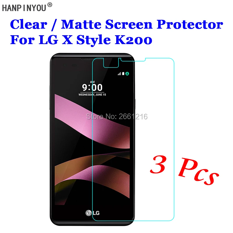 3 шт./лот Защитная пленка для экрана LG X Style XStyle K200 K200DS 5 0 &quotHD
