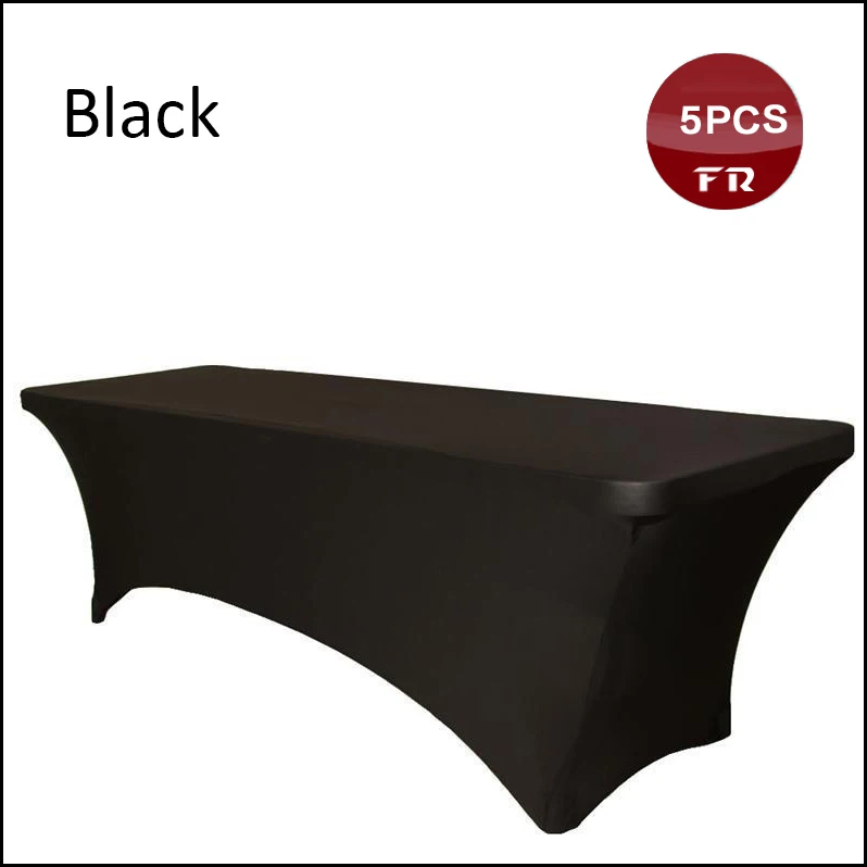 Розничная продажа 5 шт. эластичные Чехлы для стола улицы вечеринок недорогая