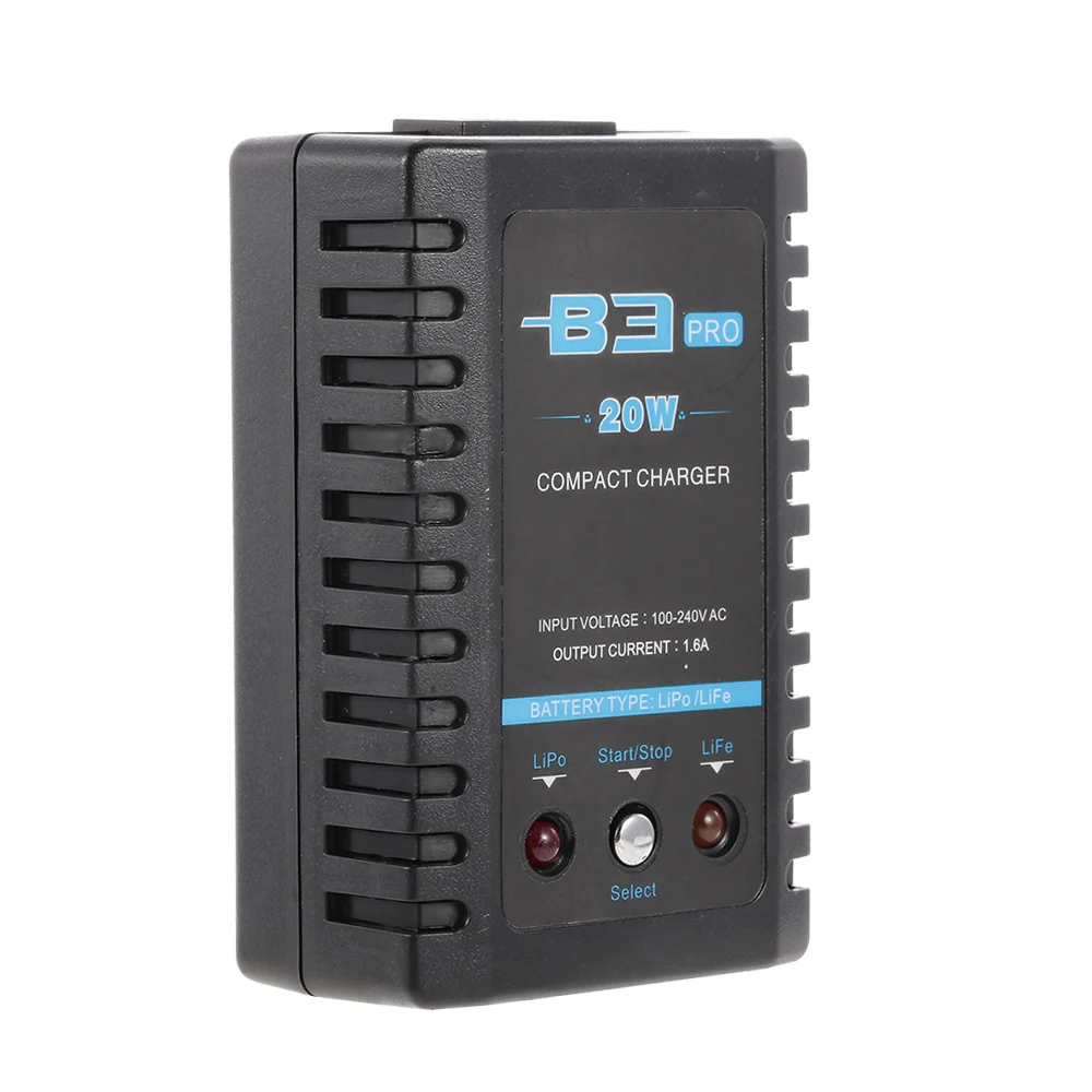 Компактное балансирующее зарядное устройство B3 PRO 20 Вт 2S 3S для LiFe Lipo Battery RC Drone