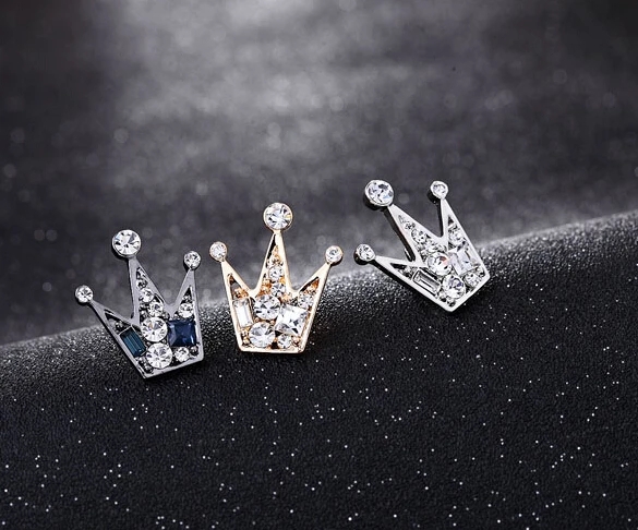 2016 модные брендовые элегантные женские броши в виде короны с кристаллами 1 шт.