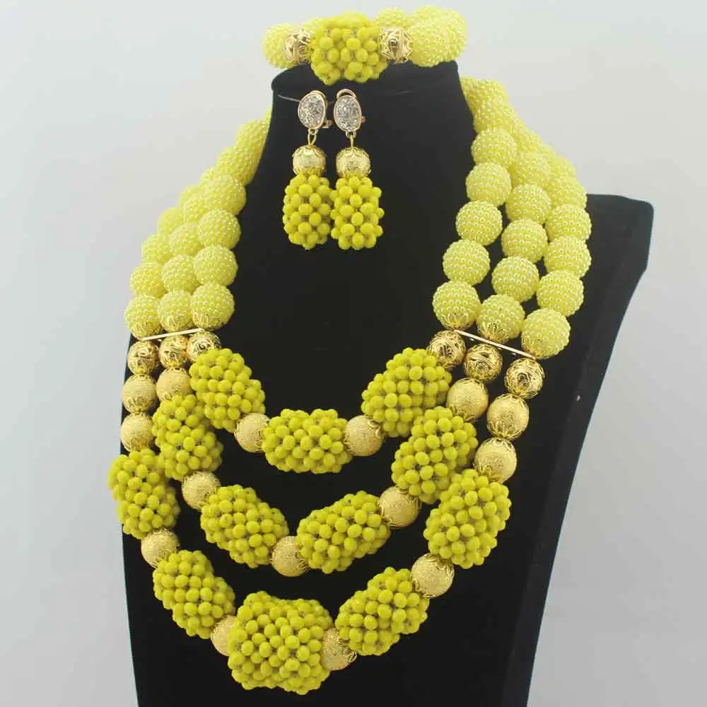 Комплект ювелирных изделий из бисера 3 слоя W13621|statement necklace set|necklace setbeaded jewelry set |