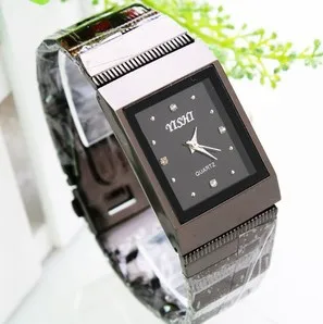 Free shipping wholesale stainless steel square watch mens luxury watches fashion A0913 | Наручные часы