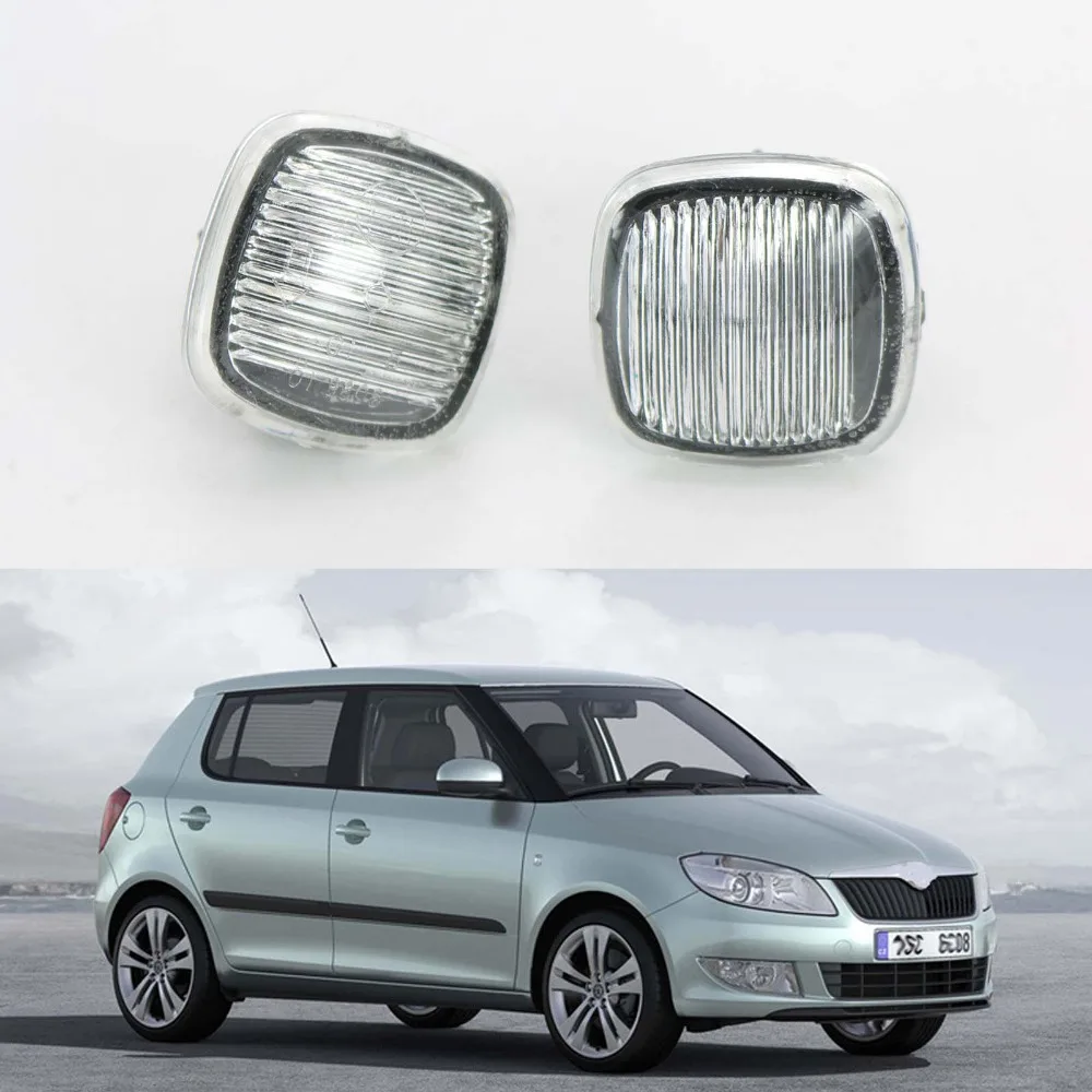 Для Skoda Fabia MK2 Roomster 2010 2011 2012 2013 2015 автомобильный Стайлинг Новый боковой маркер