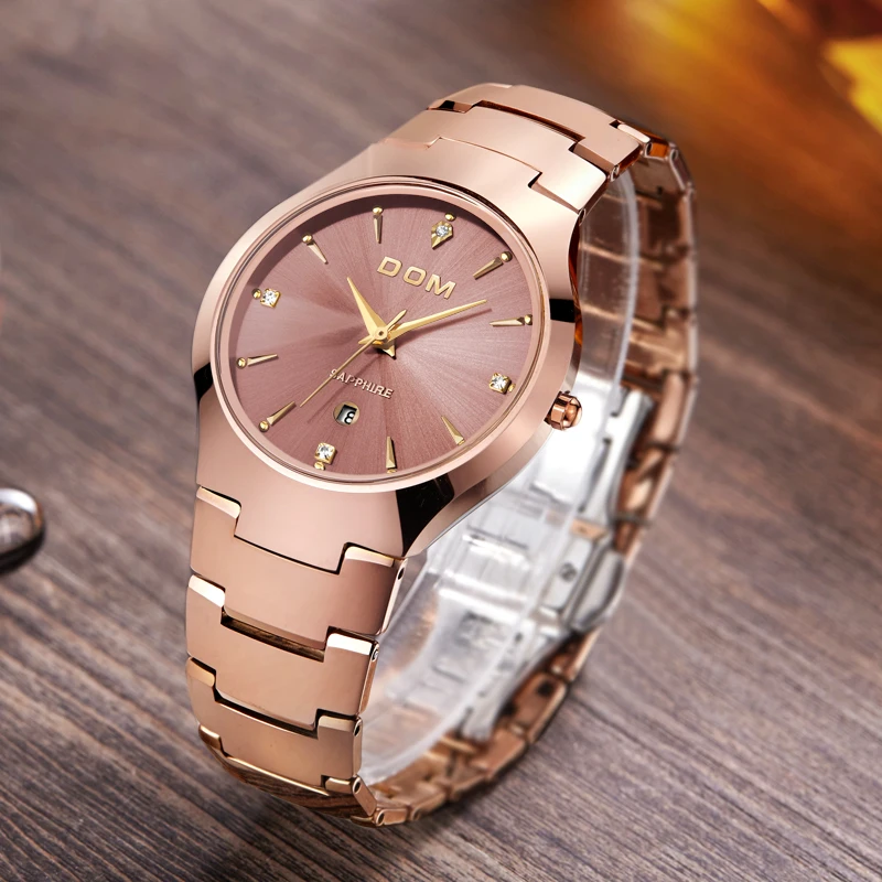 DOM Мужские Часы Лучший Бренд Класса Люкс Кварцевые Мода Марка Стали Вольфрама