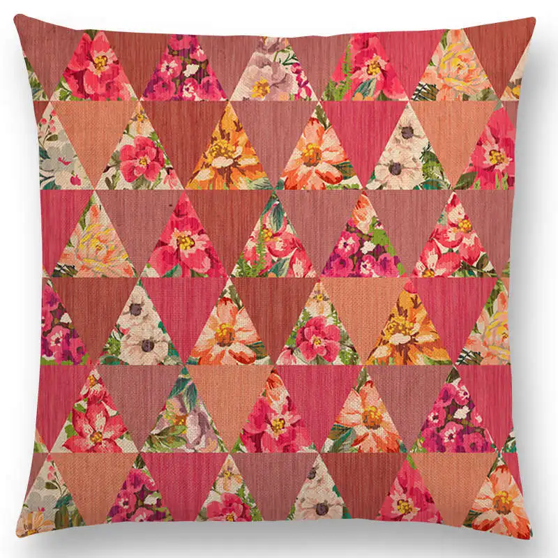 Декоративный чехол для подушки в стиле бохо с волнистыми полосками|cushion cover pillow