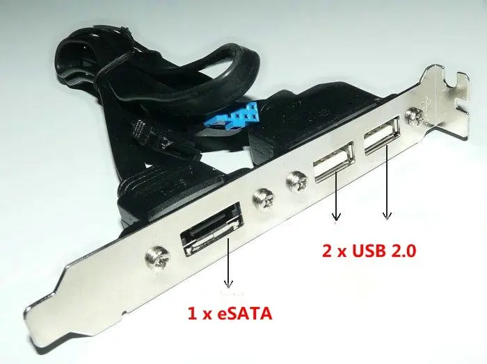 Бесплатная доставка Φ x SATA в eSATA с 2 USB 0 соединительный кабель 50 шт./лот|sata to esata|sata