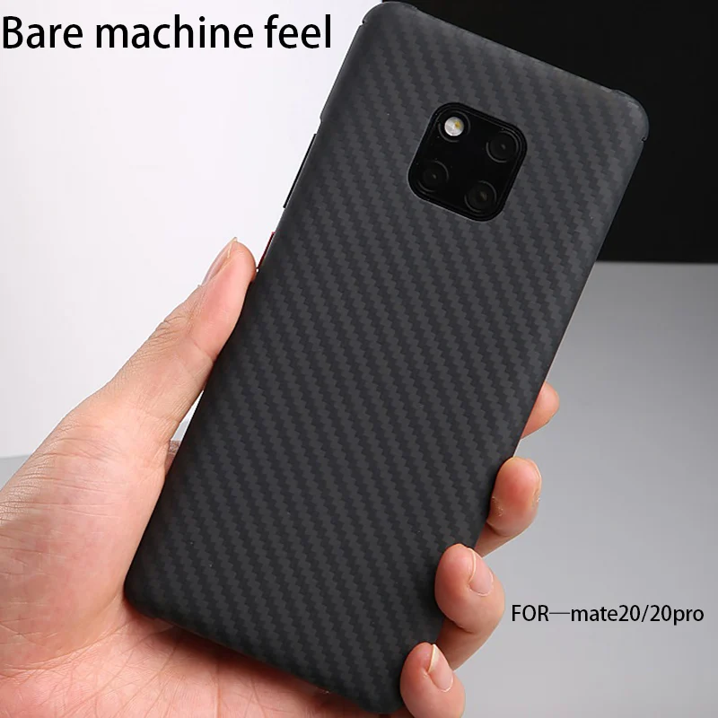 Чехол-Броня из настоящего материала для huawei mate 20 Pro, Тонкий минималистичный прочный Чехол из арамидного волокна для huawei mate 20