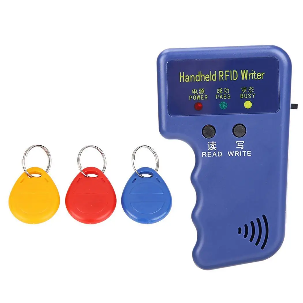 Горячая продажа брелок ручной устройство записи RFID считыватель 125 кГц карта