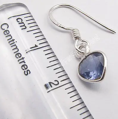 Chanti International IOLITE художественные серьги в форме сердца хорошо изготовленные