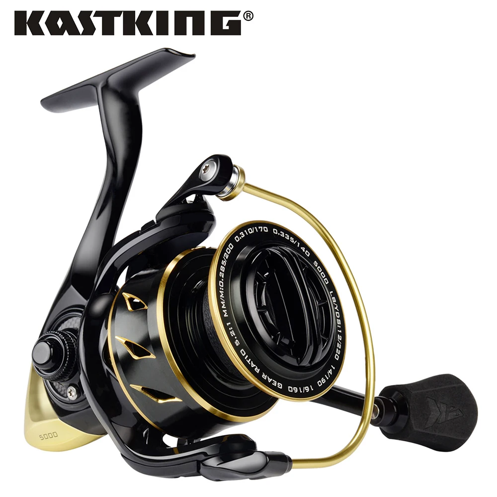 KastKing Sharky III золотая металлическая спиннинговая катушка для соленой рыбалки