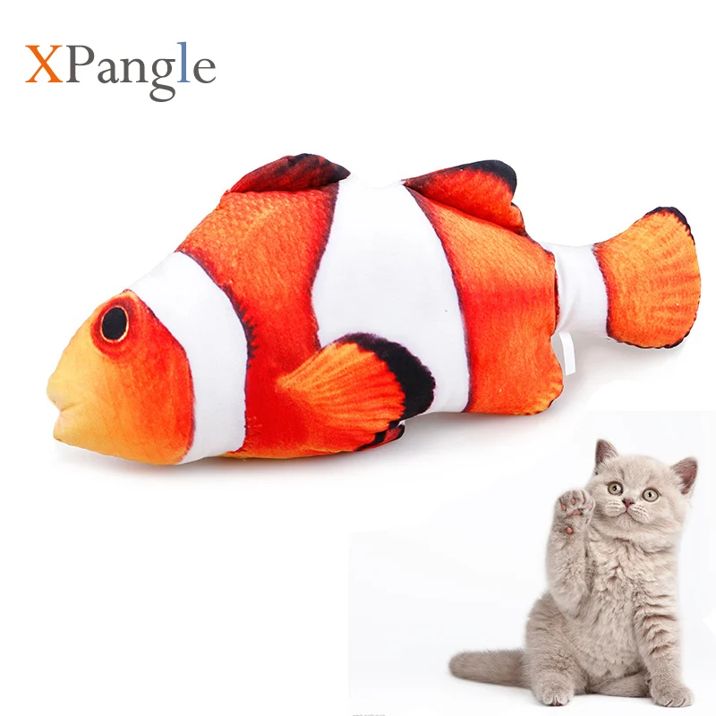 XPangle игрушка для домашних животных кошек рыбок кошачья мята карп Arowana Saury клоун