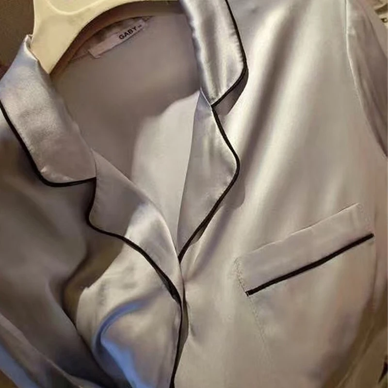 Женская одежда для сна комплект из 2 предметов пижамные комплекты элегантные