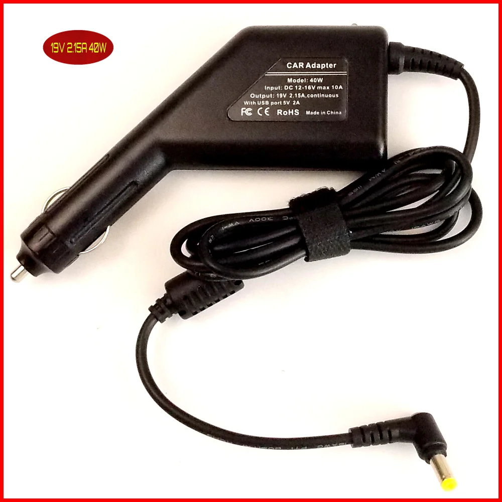 Автомобильный адаптер питания для ноутбука 19 в 2 15 А + USB-порт Gateway Mini PC 11 6