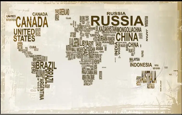 Фотообои на заказ 3d настенные фрески обои Карта Европы тип восстанавливающий