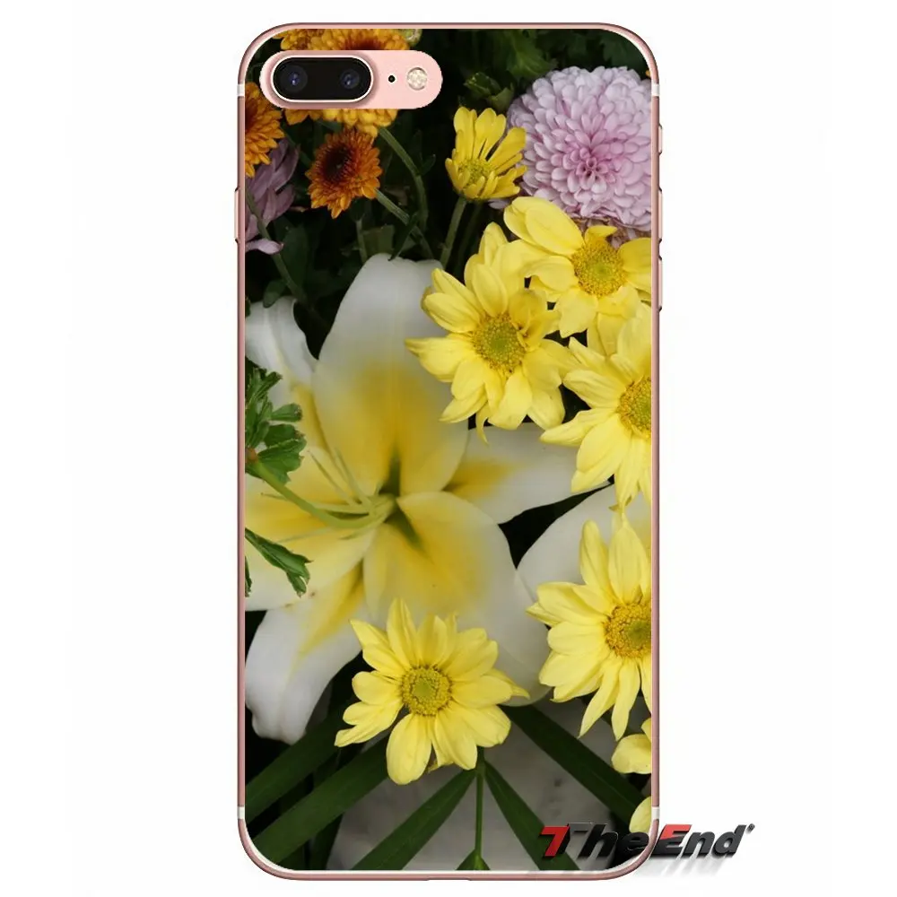 Soft Transparent Shell Covers World Beautiful Flowers For Apple iPhone X 4 4S 5 5S SE 5C 6 6S 7 8 Plus 6sPlus 6Plus 7plus 8plus | Мобильные