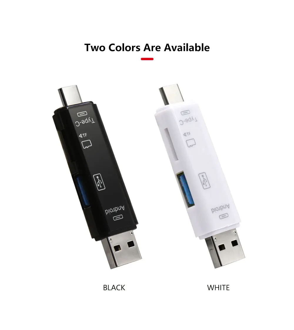 Type C и micro USB и USB 3 в 1 OTG кард-ридер высокоскоростной USB3.0 Универсальный OTG TF/SD для Android компьютера удлинители