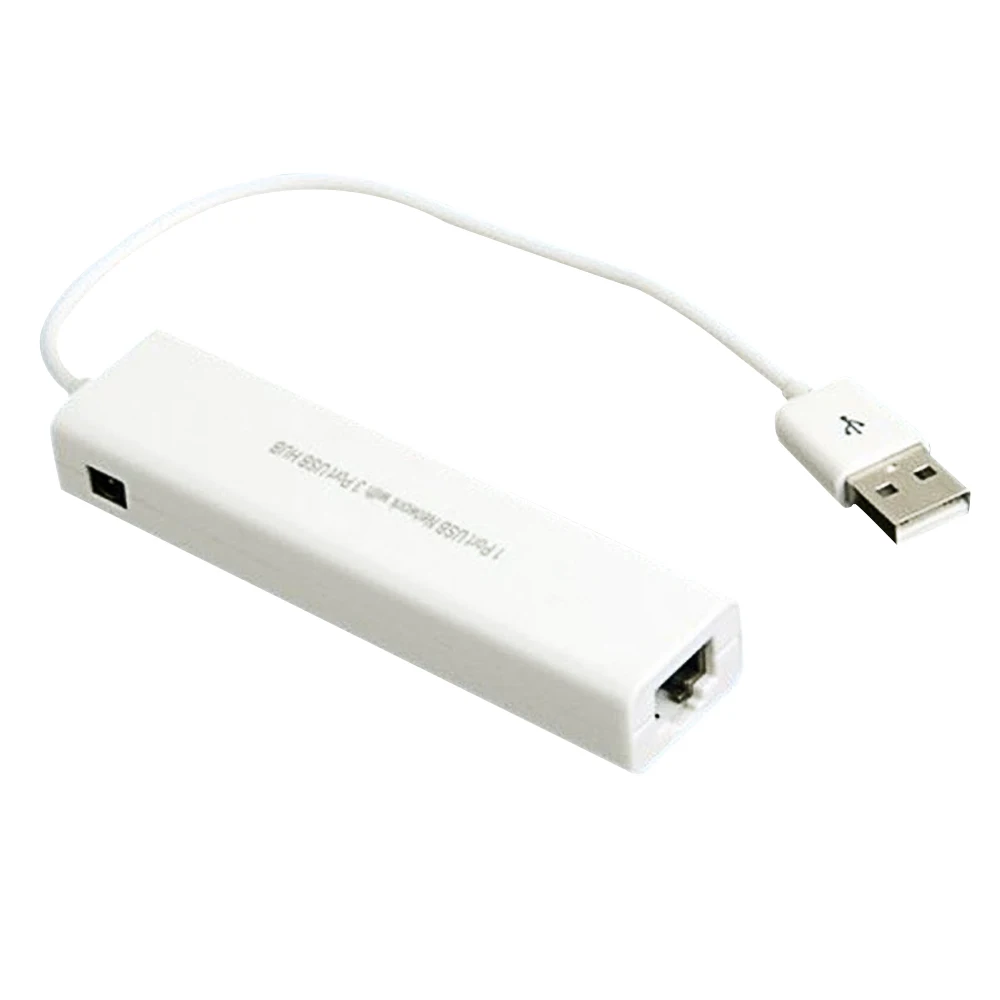 Elisona 3 Порты и разъёмы USB 2 0 концентратор для RJ45 10/100 Мбит/с Ethernet сетевой адаптер