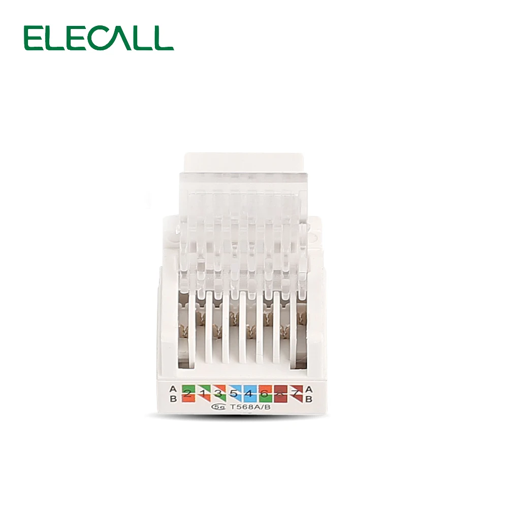 10 шт. без инструментов CAT5E UTP сетевой модуль RJ45 разъем информации розетка компьютерная Розетка Кабель адаптер Keystone Jack для AMP