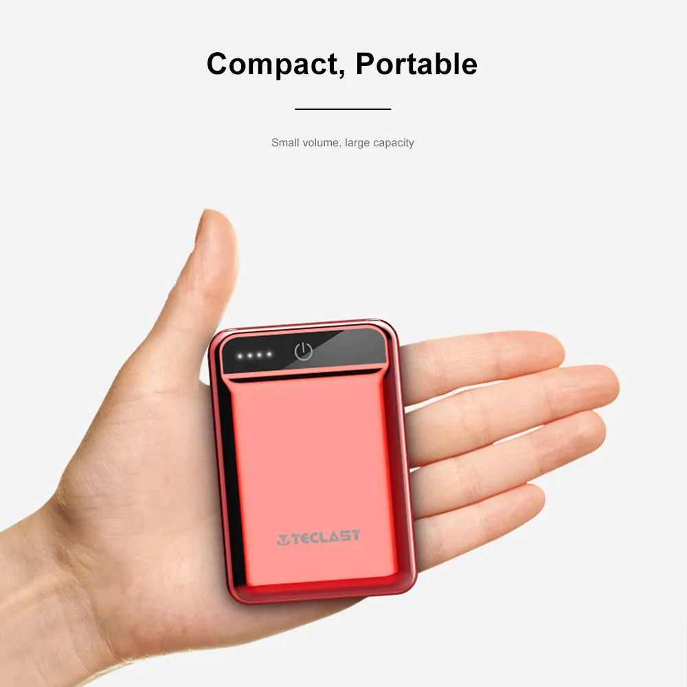 Внешний аккумулятор Teclast A10 Mini 10000 мАч Двойной выход USB Внешнее зарядное