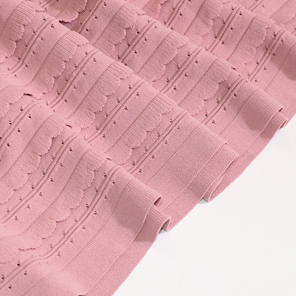 Женский твидовый комплект из двух предметов FTGSDLONG офисная юбка с оборками и