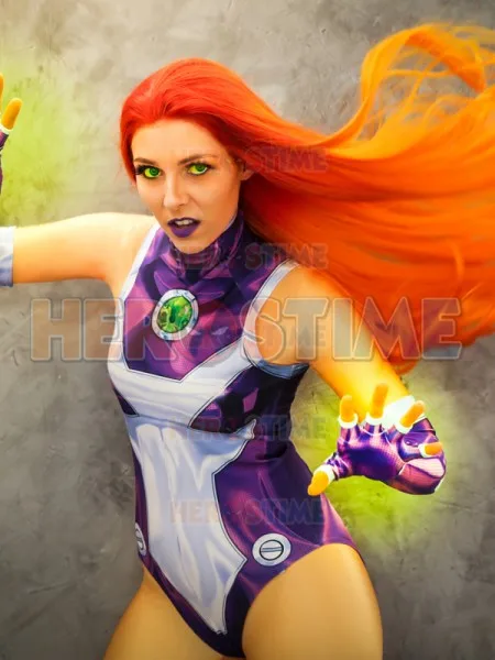 Высококачественный новый стиль Starfire косплей костюм спандекс 3D печать девушки