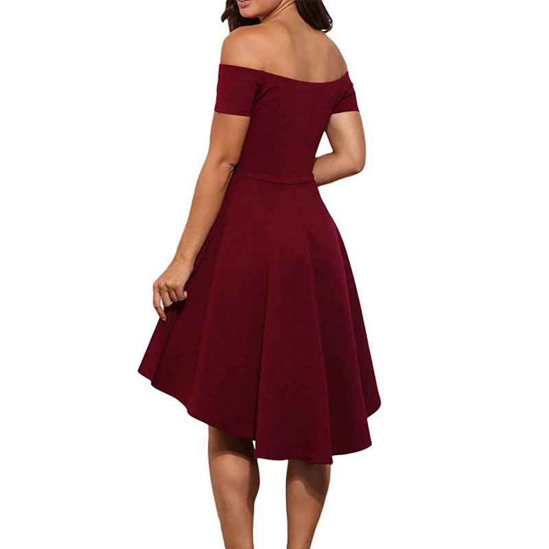 Женское платье с вырезом лодочкой офисное однотонное|sleeve dress|short sleeve dressdress dress |