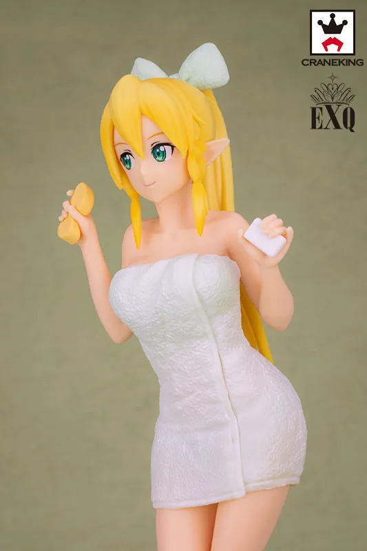 100% оригинальная коллекция Banpresto EXQ Figure Yukemuri Leafa от &quotSword Art Online: Code Register&quot|Игровые
