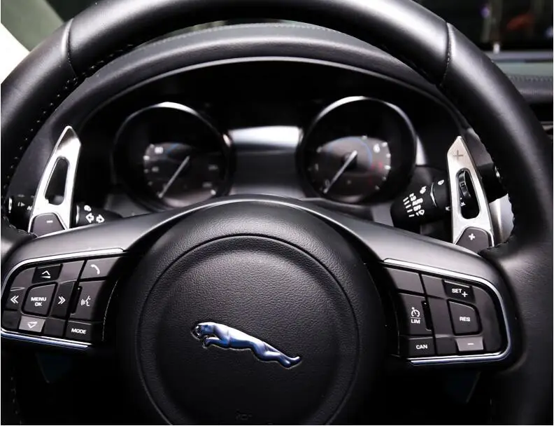 Алюминиевый сдвиг рулевого колеса Paddle Shifter расширение для Jaguar XF/XFL XE/XEL XJ F-PACE E-PACE Авто Стайлинг