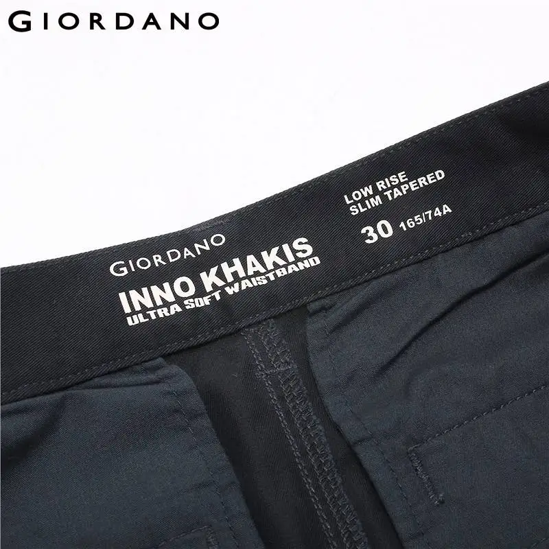 Giordano Для мужчин повседневные плотные брюки | Мужская одежда