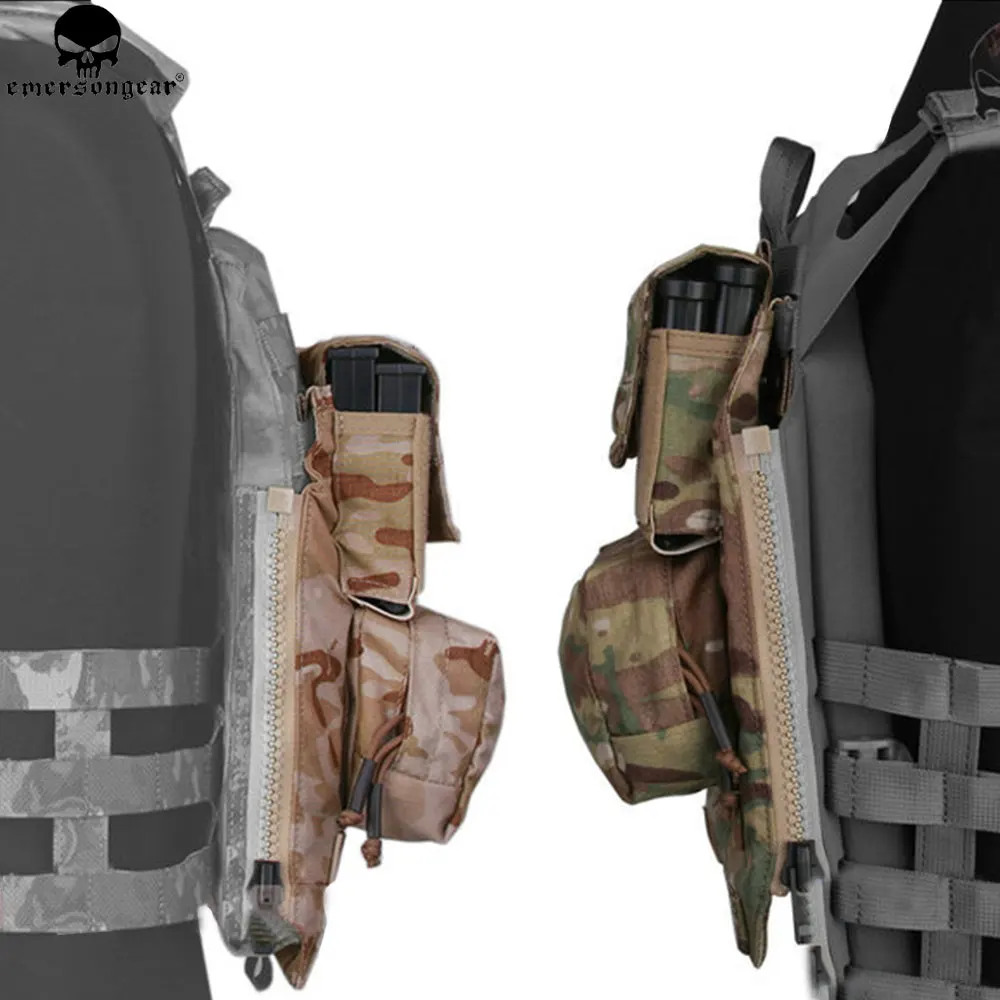 Черный рюкзак EMERSONGEAR на молнии для AVS JPC 2 0 Охотничий Жилет CPC страйкбол пейнтбол