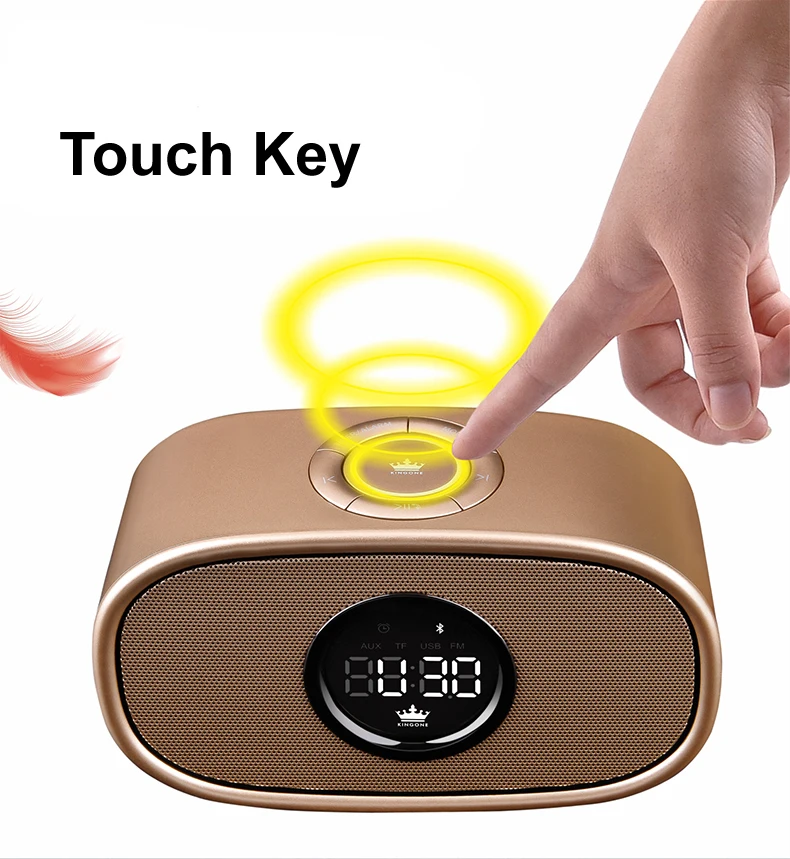 KINGONE K66 многофункциональный стерео Bluetooth громкая 16 Вт Динамик BT4.2 FM AUX USB TF карты громкой связи MIC сигнализация функции часов