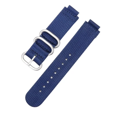 blue silver buckle Холст нейлоновый ремешок для наручных часов Garmin forerunner 735XT/220/230/235/620/630 ремешок для наручных часов, нейлоновый ремешок для наручных часов Garmin forerunner ремешок Ремни - Цвет: blue silver buckle