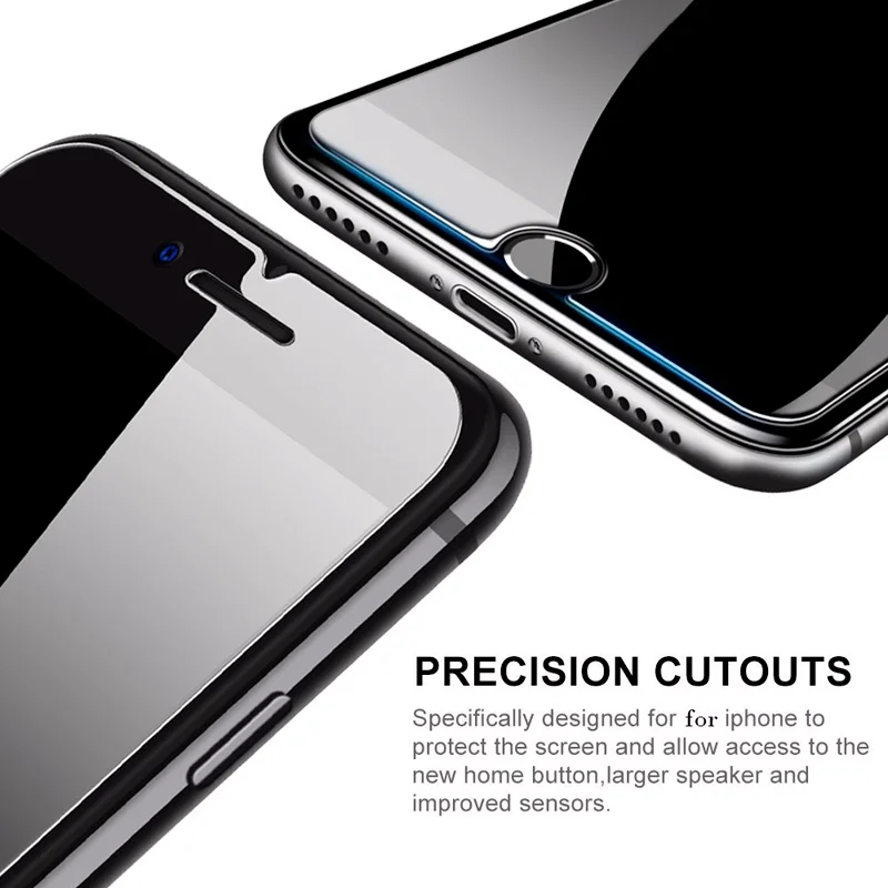Премиум Закаленное стекло для IPhone X 7 8 Защита экрана Iphone Plus 65S 5 SE 4S