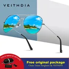 Солнцезащитные очки унисекс VEITHDIA, классические цветные поляризационные очки со светоотражающим покрытием, 6026