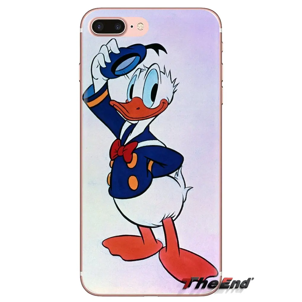 For Xiaomi Mi4 Mi5 Mi5S Mi6 Mi A1 A2 5X 6X 8 9 Lite SE Pro Max Mix 2 3 2S TPU Transparent Cases Cartoon Super Donald Duck Art |