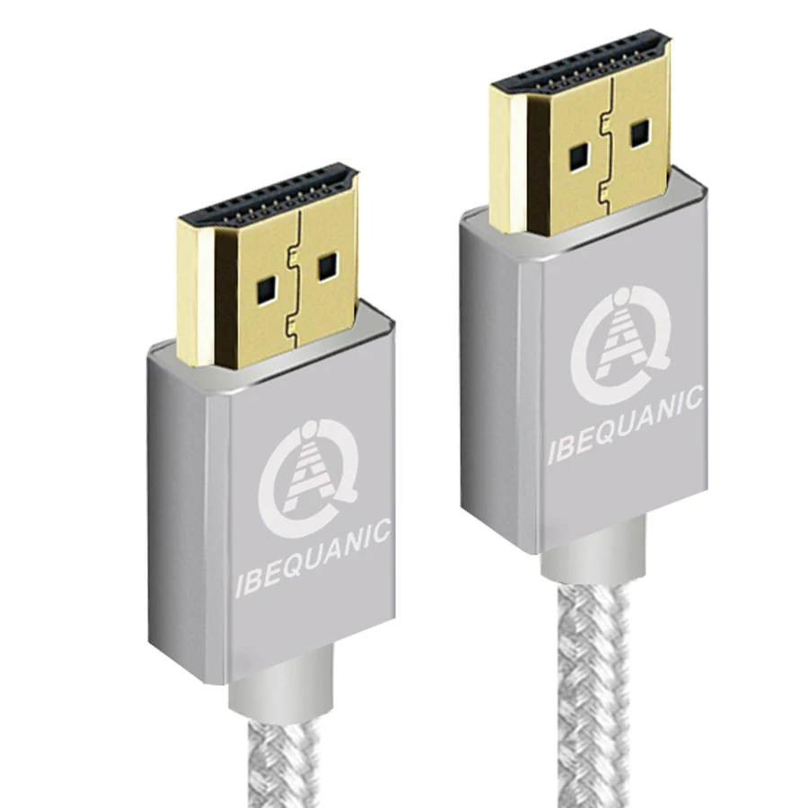 HDMI кабель 2 0 1 м 3 5 позолоченный штекер высокоскоростной 18 Гбит/с Позолоченные