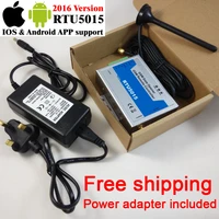 free shipping rtu5015 gsm gate opener operator remote access controller 2 input1 output dc power adapter inlucluded app support