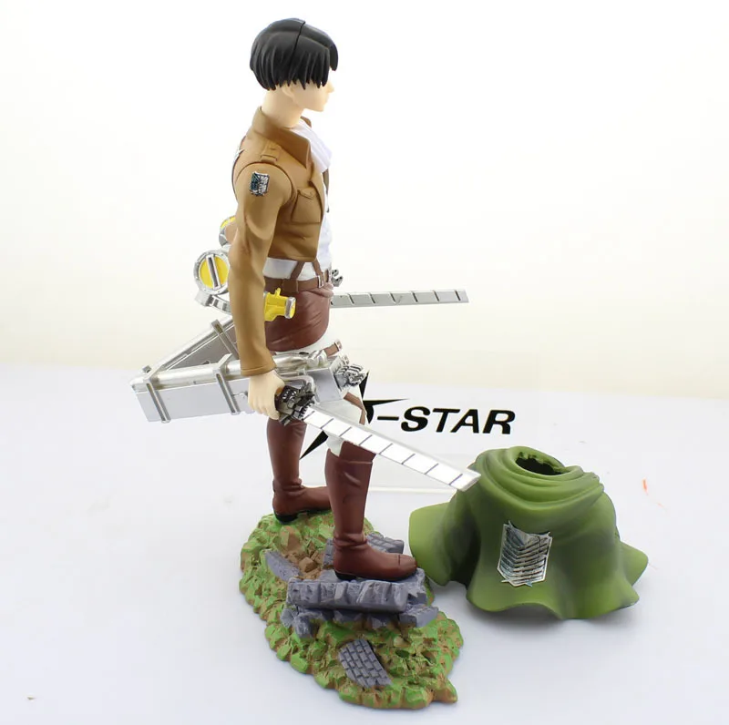 Бесплатная доставка 9 &quotатака на Титанов Shingeki no Kyojin Легион скаутов Levi 1/8 в коробке