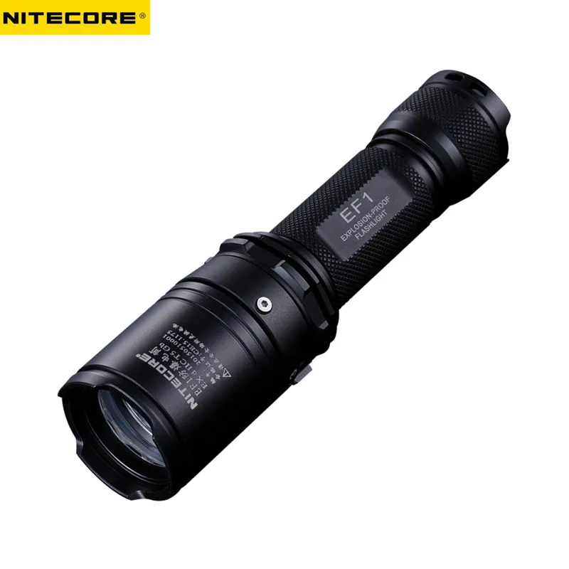 Взрывозащищенный светодиодный тактический фонарик NITECORE EF1 CREE XM L2 U3 830LM ProTorch Ex D II C