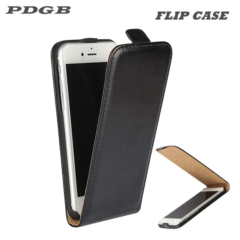 PDGB Флип из искусственной кожи чехол для iPhone 6 6s Plus 7 8 чехол 4 4S 5 5C SE 5S Ретро Чехол Вертикальный флип чехол для телефона магнит