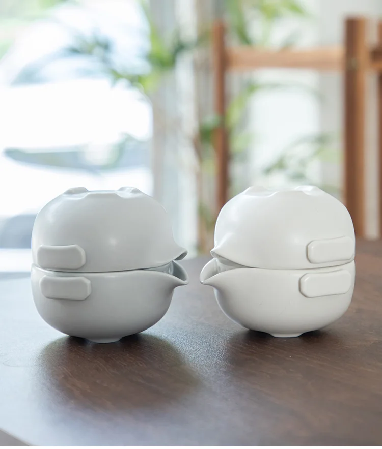 TANGPIN керамический чайник gaiwan с 3 чашками gaiwan набор портативный дорожный чайный набор Посуда для напитков