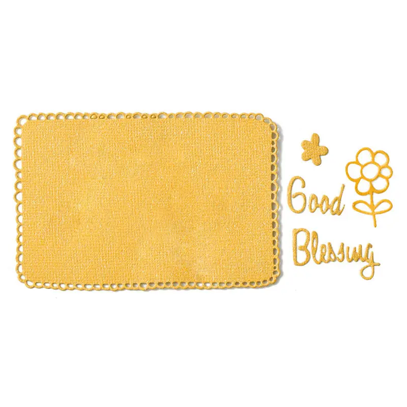 Naifumodo Good blessding Цветочная форма матрица металлические режущие штампы для