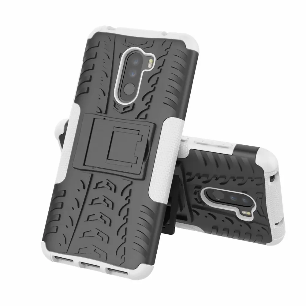 50pcs/lot free shipping 2 in1 Hybrid TPU + PC Protective stand Case Back Cover For Xiaomi pocophone F1 Redmi 6 6A 6PRO A2 Lite | Мобильные