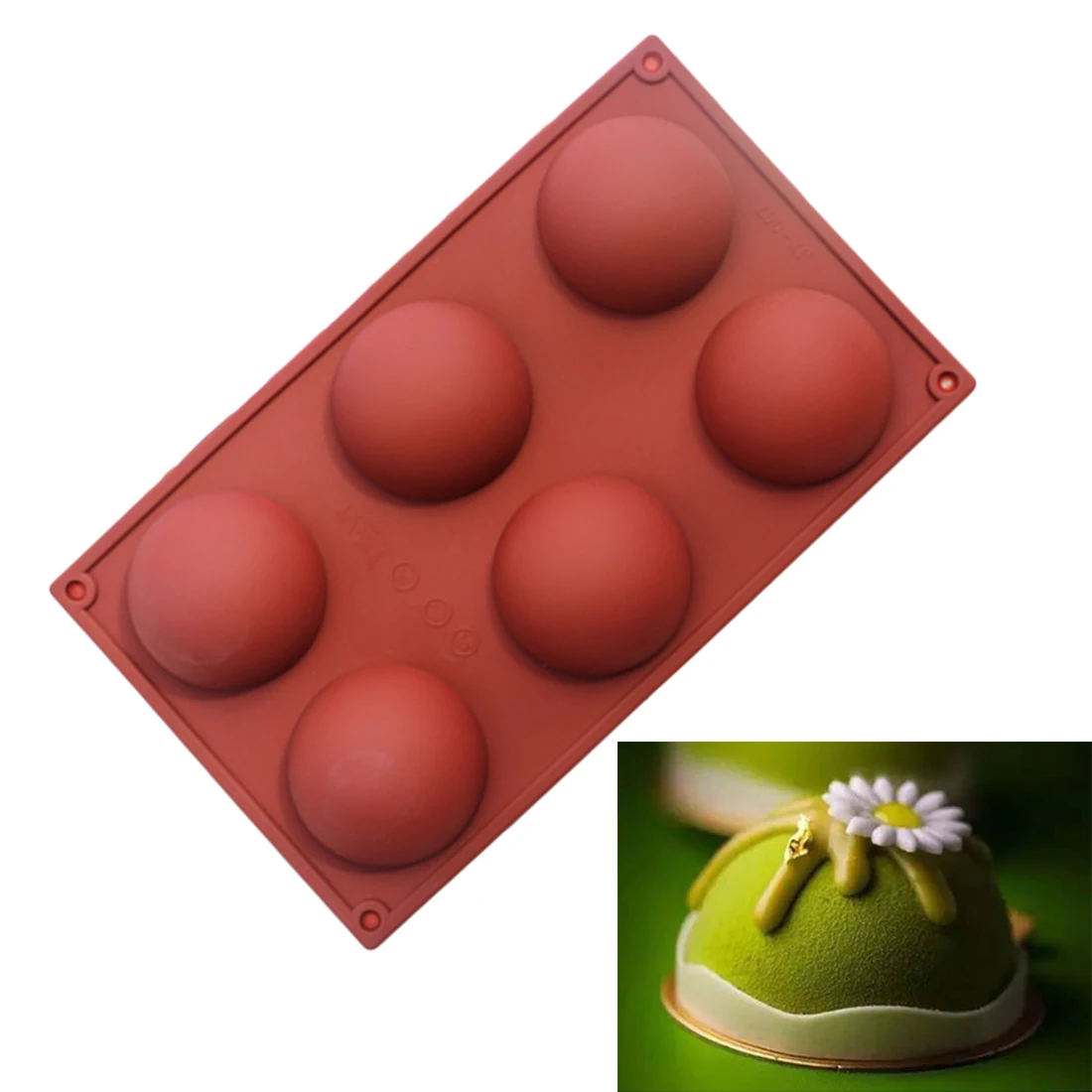 Круглая силиконовая форма для выпечки шоколада оборудование пудинга и желе мыла