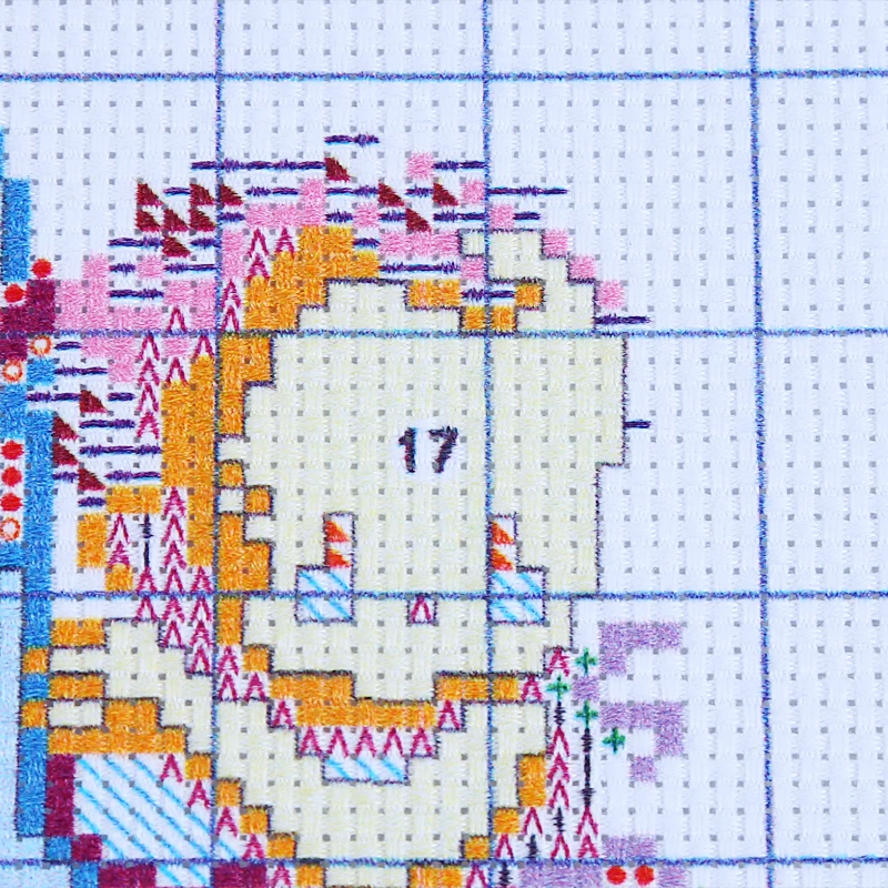Бутылка для детского сертификата о рождении (розовый) DMC вышивка крестиком Набор